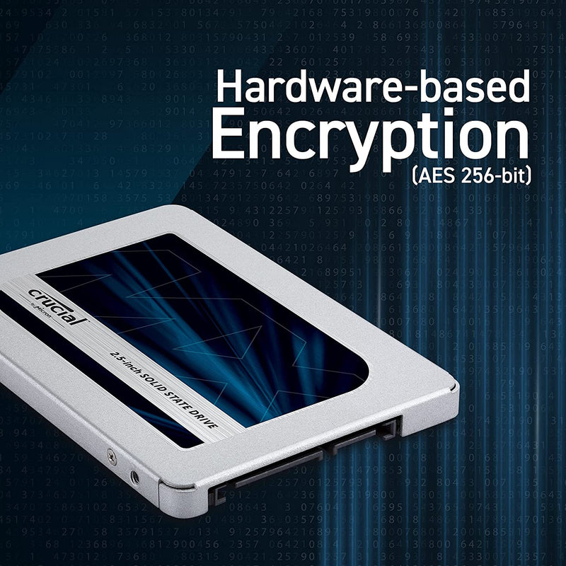 Crucial MX500 250GB 500GB 1000GB 2000GB 3D NAND SATA3 2.5-Inch Internal SSD Internal Solid State Drive 5 years Warranty