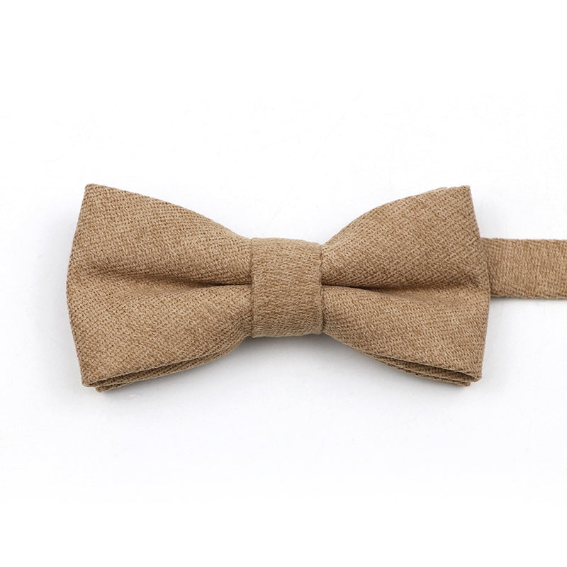 NEW Macarons Solid Color Men Bow Tie Super Soft Suede Classic Shirts Bowtie Bowknot Adult Child Butterfly Cravats For Wedding
