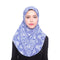 One Piece Amira Hijab Muslim Women Print Head Scarf Wrap Shawl Pull On Ready To Wear Hijabs Islamic Niab Nikab Instant Headscarf