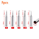 5Pcs/Set 900m-T-I 900M-T-B Welding Tool Lead-Free Soldering Iron Head Bit for Welding Accessories Soldering Iron Tip