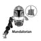Brand Disney Building Blocks 501st Clone Boba Fett Troopers Palpatine Yoda Fennec Shand Tarkin Obi-Wan Kenobi Bricks Figure Toys