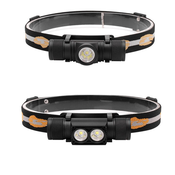 D10 / D25 Mini Head Lamp XML LED Headlight White Light Headlamp USB Rechargeable 18650 Head Light For Hunting Fishing Camping