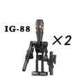 Disney R2-D2 Building Blocks C-3PO General Grievous R4-P17 K-2SO IG88 Battle Buzz Droid Star Bricks Action Figures Christmas Toy