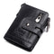 Genuine Leathe Men Wallet RFID Luxury Desig Bifold Short Wallets Male Hasp Vintage Purse Coin Pouch Multi-functional Card Pocket
