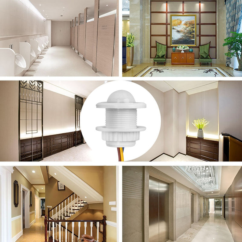 Home Light Sensor Time Delay Adjustable 110V-220V Sensitive LED PIR Infrared Motion Sensor Switch Mode Detector Light Switch