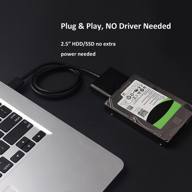 Sata to Usb 3.0 Cable  22PIN SATA  Adapter Support 12TB Power supply for PC 2.5/3.5 inch Hard Drive HDD SSD laptop
