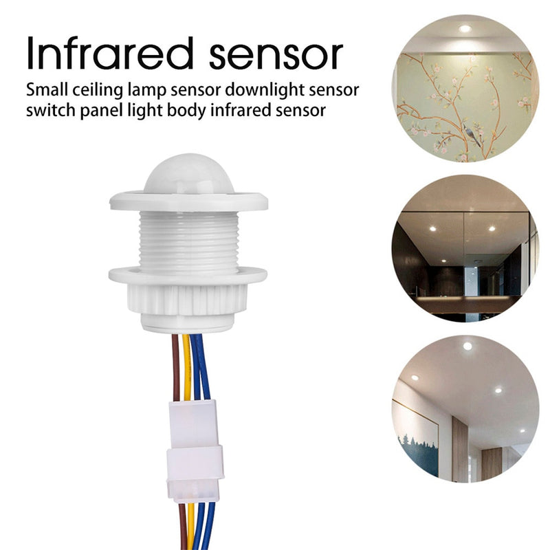 Home Light Sensor Time Delay Adjustable 110V-220V Sensitive LED PIR Infrared Motion Sensor Switch Mode Detector Light Switch