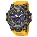 Sport Watch Military Watch For Men Alarm Clock Stopwatch LED Digital Back Light Dual Time Display 8008 Men&#39;s Watches Waterproof