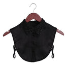 Women Cotton Lace Fake Collar Blouse Vintage Detachable Collar Women&