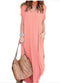 Plus Size 5XL Sexy Women Dress Summer 2021 Solid Casual Short Sleeve Maxi Dress For Women Long Dress Free Shipping Lady Dresses