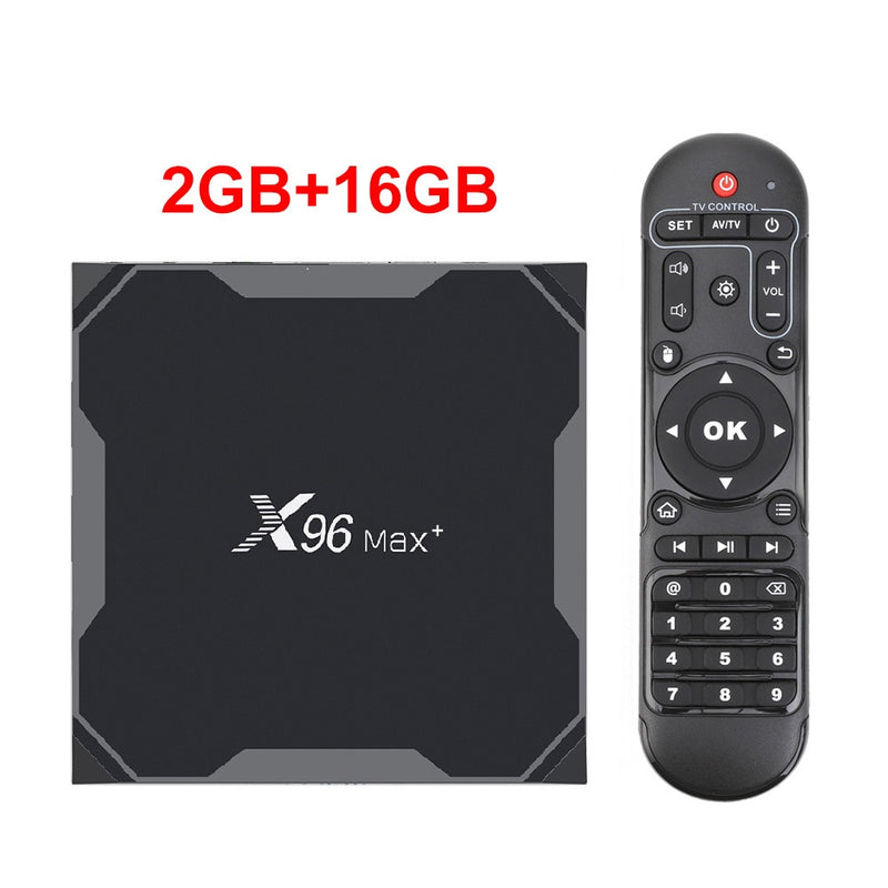 X96 Max plus Smart TV Box Android 9.0 Amlogic S905X3 Tvbox 4GB 64GB 32GB Dual Wifi BT 1000M H.265 8K 24fps Set Top Box X96Max