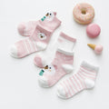 5Pairs/lot 0-3Y Infant Baby Socks Baby Socks for Boys Girls Cotton Mesh Newborn Toddler First Walkers Baby Clothes Accessories