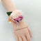 Bridal Bridesmaid Wedding Bouquet White Silk Flowers Roses Artificial Bride Boutonniere Pins Mariage Bouquet Wedding Accessories