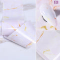 1 Roll Pink Gold Sliver Nail Foils Sparkly Sky Glitter Nail Art Transfer Stickers Slider Paper Nail Art Manicures Decoration New