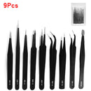 Anti-static precision tweezers set stainless steel ESD tweezers electronic repair soldering iron tool