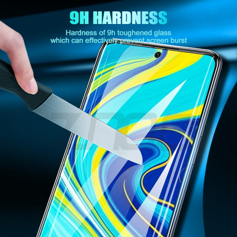 3Pcs Tempered Glass For Xiaomi Redmi Note 9 Pro Max 9S Screen Protector Redmi Note 10 10S 11S 8 7 11 Pro 9A 9C Protective Glass
