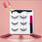 3Pairs Magnetic Lashes 3D Mink Eyelashes Wholesale Fake Eyelashes Magnetic Eyeliner With Tweezer Makeup Set For Beauty Faux Cils