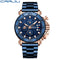 CRRJU Watch for Men Top Brand Luxury Big Dial Stainless Steel Waterproof Chronograph Wristwatches with Date Relogio Masculino