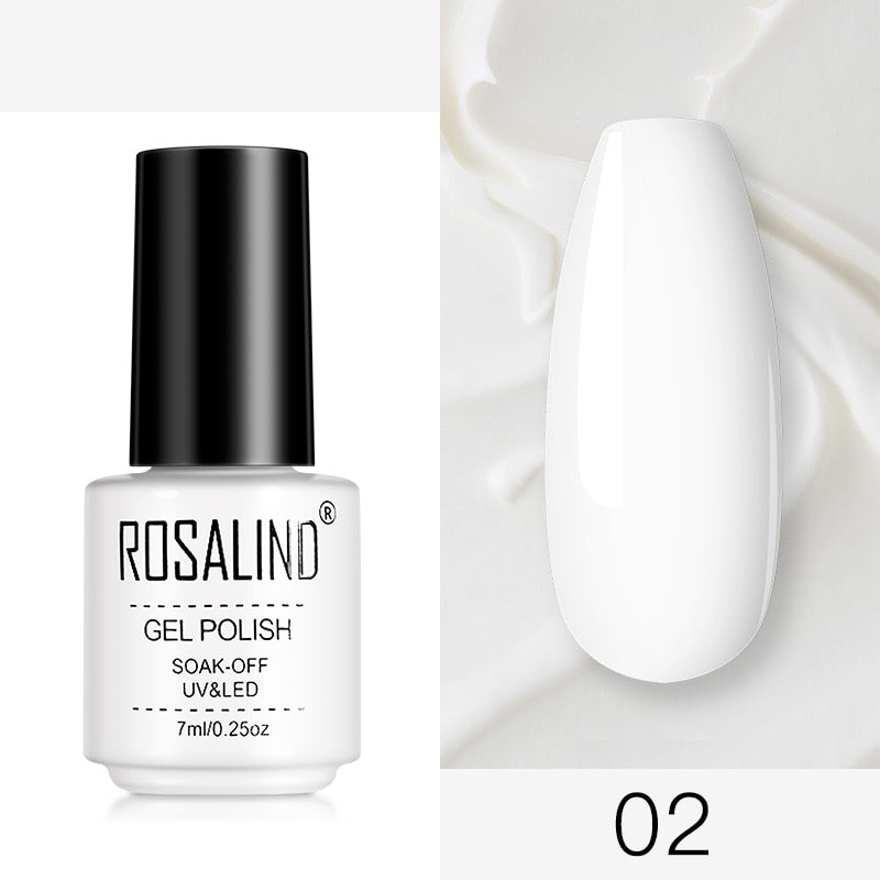 ROSALIND Nail Gel Polish Semi Permanent Polish All For Manicure Nails Art UV Hybrid Varnishes Gellak Base TOP Primer For Nails