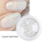 Crystal Fire Opal Flakes Nail Sequins Purple Holographic Glitter DIY Chrome Powder for Spring Nails Manicure Paillettes GL1857