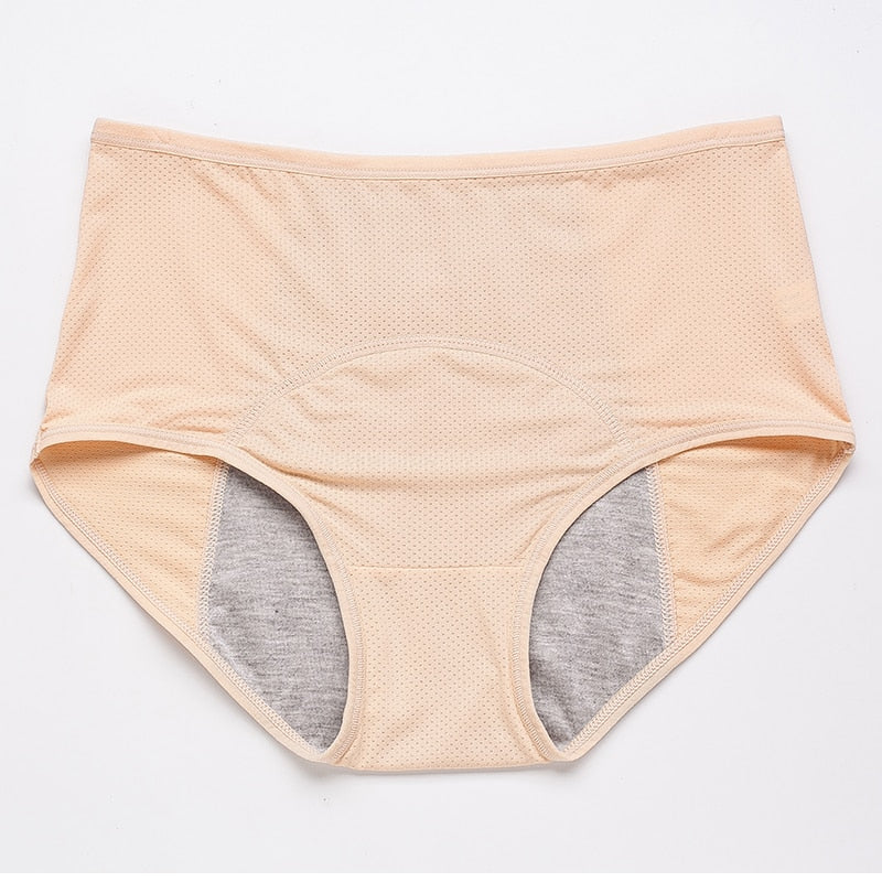 Leak Proof Menstrual Panties Women Underwear Period Cotton Waterproof Briefs Plus Size Female Physiological Breathable Pants