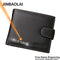 JINBAOLAI Leather Men Wallets Solid Sample Style Zipper Purse Man Card Horder Famous Brand Quality Male Wallet Name Engraving