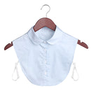 Fashion White Black Lace Fake Collar Blouse Vintage Detachable Shirt False Collar Lapel Blouse Top Women Clothes Accessories