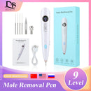 Skin Tag Remover Wart Berrugas Eliminator Lcd Plasma Pen Papillomas Electric Laser Removal Freckle Dark Spot Mole Cauterizer Kit