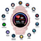 FD68S Smart Watches Men Women Heart Rate Health Monitoring Clock Waterproof Sports Multifunctional Smart Watch Male 1.44 Inch