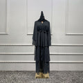 Ramadan Eid Mubarak Chiffon Open Abaya Kimono Dubai Turkey Islam Kaftan Muslim Dress Clothes Abayas For Women Robe Femme Caftan