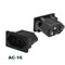 IEC320 C14 Electrical AC Socket 3 pin red LED 250V Rocker Switch 10A fuse female male inlet plug connector 2 pin socket mount