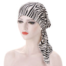 2021 New Elastic Fashion Turban Hat Solid Color Women Warm Winter Headscarf Bonnet Inner Hijabs Cap Muslim Hijab femme Wrap Head