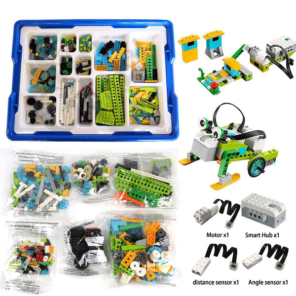2022 NEW High-Tech Parts WeDo 2.0 Robotics Construction Set Building Blocks Compatible with Wedo 3.0 Educational DIY Toys