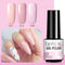 LILYCUTE 3 PCS Gel Nail Polish Set Nude Pink Glitter Sequins Matte Effect Gel Long Lasting Base Top Coat Nail Art Design Hybrid