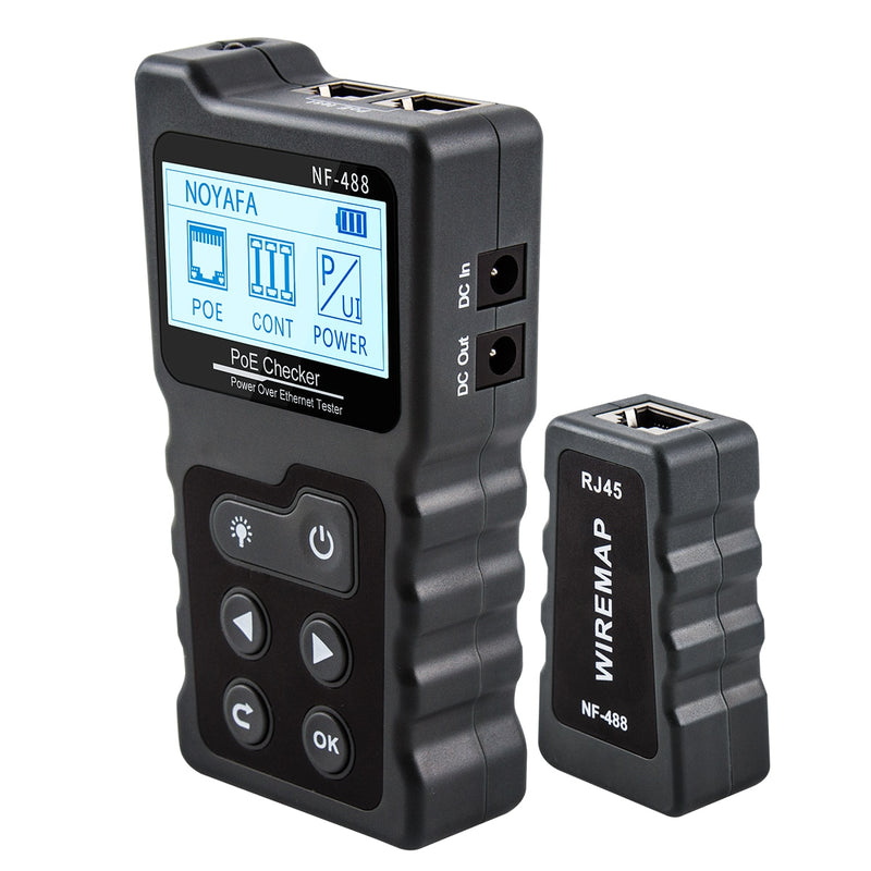 NOYAFA NF-8209 Cable Tracker Lan Display Measure Tester Network Tools LCD Display Measure Length Wiremap Tester