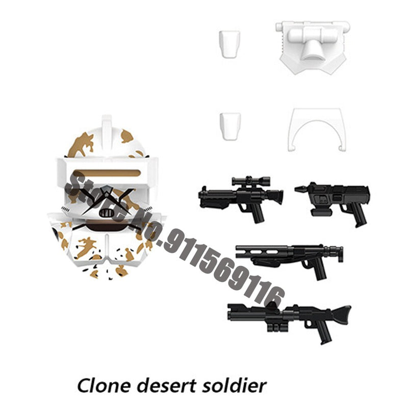Disney Republic Commando Clone 501st Troopers Building Blocks Force 99 Scorch Sev Crosshair Wrecker Bricks Figures Toys