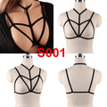 Pentagram Harness For Women Cheapest Garter Belt Erotic Goth Accessories Bondage Cupless Bra Festival Clothes Rave Sexy Lingerie
