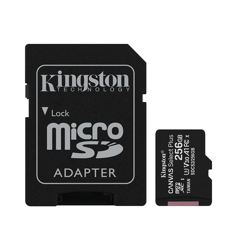 Kingston Memory Card 128GB 32GB SDCS2 TF 64GB 256GB SDCS2 Micro SD Card 100MB/S Reading Speed Class 10 Flash Card SD