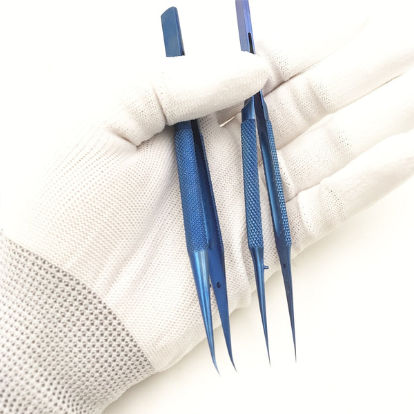 Tweezers Professional Maintenance Tool 0.15mm Edge Precision Fingerprint Tweezers Titanium Alloy Board Flying line FDDSYB