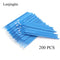 100/200pcs Micro Brushes Cotton Swab Eyelash Extension Disposable Eye Lash Glue Cleaning Brushes Applicator Sticks Makeup Tools