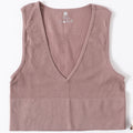 Vintage Crop Top Women Seamless Underwear Sexy Lingerie Female Tanks Vest Harajuku Deep V Neck Summer Camis Crop Top Camisole