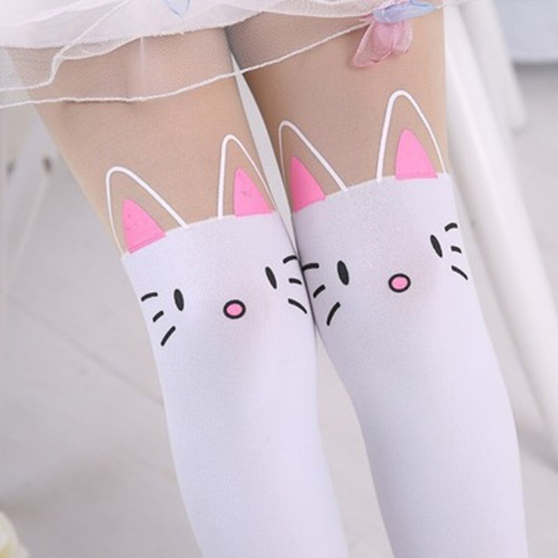 2020 fashion tights girls cartoon designs boys girls tights girls pantyhose animal print spring autumn Summer pantyhose tights
