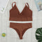 CHRLEISURE 2Pcs Bra Set Underwear Set Women Panties Sexy G-String Seamless Bralette Female Lingerie Soft Tank Crop Top 2022 New