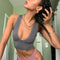 Women&#39;s Top Sexy Crop Top Female Seamless Underwear Bralette Tank Top Girls Summer Cami Sexy Deep V Lingerie Sports Camisole
