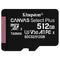 Kingston Memory Card 128GB 32GB Micro SD TF 64GB 256GB MicroSD SDCS2 100MB/S Reading Speed Class 10 Flash Card SD