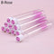 10pcs Pink Eyelashes Brushes Reusable Eyebrow Brush for Eyelash Extension Crystal Eyelash Brush Mascara Tube Make Up Hot Sales