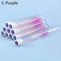 10pcs Pink Eyelashes Brushes Reusable Eyebrow Brush for Eyelash Extension Crystal Eyelash Brush Mascara Tube Make Up Hot Sales