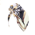 Pastoral Floral Print Turban Women National Wind Muslim Hat Bandana Chemotherapy Hat Sleep Caps Beanies Headwrap Fashion Casual