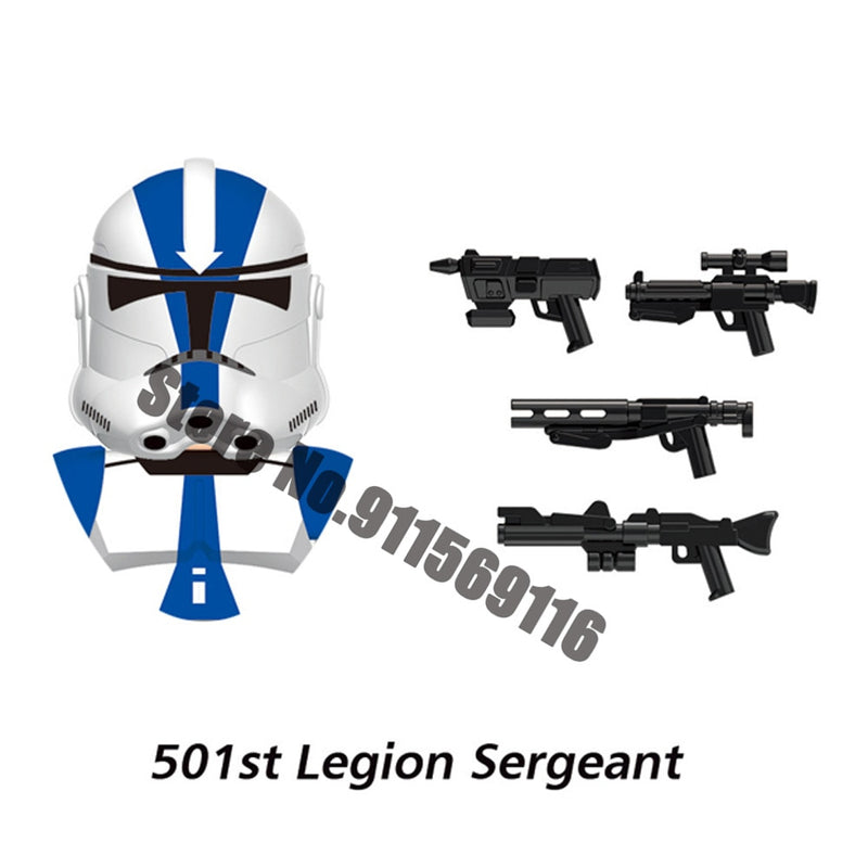 DISNEY ARC Clone Troopers Building Blocks LUKE Skywalker Mandalorians Boba Fett Palpatine Yoda R2D2 Bricks Action Figures Toys