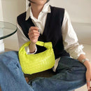 2022 Fashion woven bag luxury designer handbag brand women tote bag lady shoulder bags PU spring bags leather casual handbag